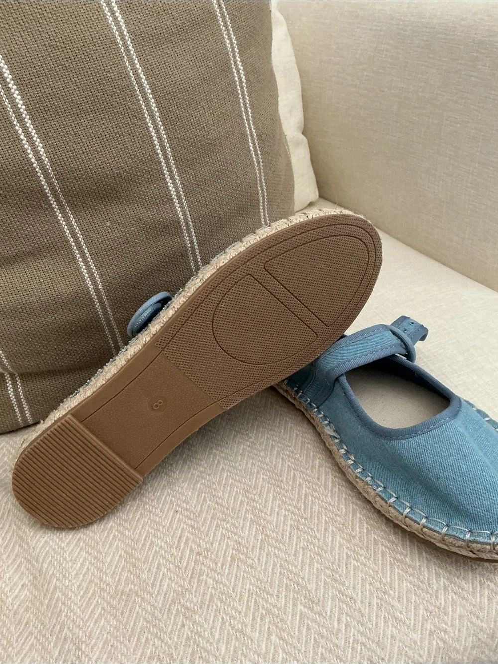 CL by Chinese Laundry Blue Espadrille Mary Jane Flats